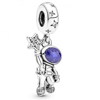 Talisman Argint 925, Charm compatibil Pandora ,       To The Moon and Back