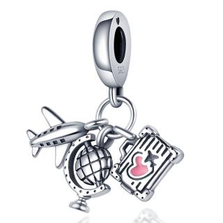 Talisman Argint 925, Charm compatibil Pandora ,       Traveler