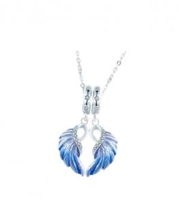 Talisman Argint 925, compatibil Pandora ,       Blue Wings