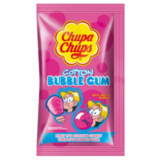 Chupa Chups Cotton Bubble Gum Tutti-Frutti UK 11g