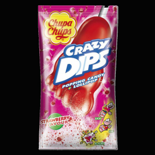 Chupa Chups Crazy Dips Erdbeer 16g