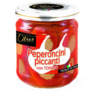 Citres Ardei Picanti Umpluti cu Ton 190g