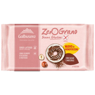 Galbusera ZeroGrano Cacao e Nocciole Senza Glutine 220g biscuiti