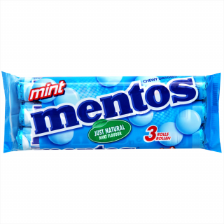 Mentos Mint Chewy 3x38g