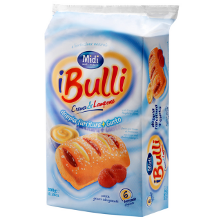 Midi i Bulli cu Zmeura si Crema 300g