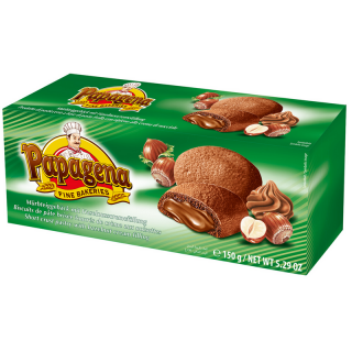 Papagena Biscuiti cu Crema de Alune si Ciocolata 150g