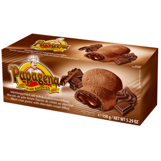 Papagena Biscuiti cu Crema de Ciocolata 150g