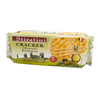 Stiratini Crackers cu Ulei de Masline si Rozmarin 250g