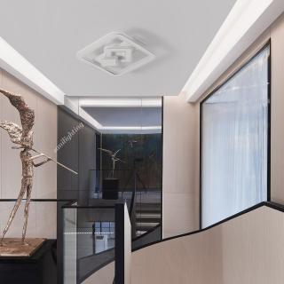 Plafoniera Led 120W Patrat  Alb 3 tipuri de lumina