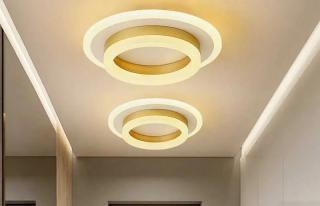 Plafoniera Led  28W , rotund , 3 tipuri de lumina  , Auriu