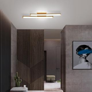Plafoniera Led 44W 3 tipuri de lumina Auriu