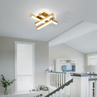 Plafoniera Led 62W 3 tipuri de lumina Auriu