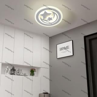 Plafoniera Led Cer 68W, Cerc, Alba, 3 tipuri de lumina 3000K 4000K 6500K