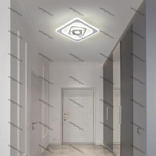 Plafoniera Led Patrat 50W, Alba, 3 tipuri de lumina 3000K 4000K 6500K