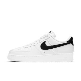 Air Force 1  07 White Black Pebbled Leather