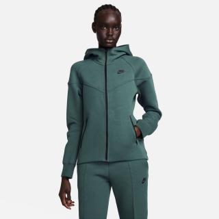 Bluza W Nsw Tech Fleece Wr Fz Hdy Heather Deep Jungle Black