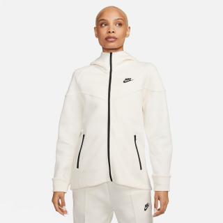 Bluza W Nsw Tech Fleece Wr Fz Hdy Pale Ivory Black