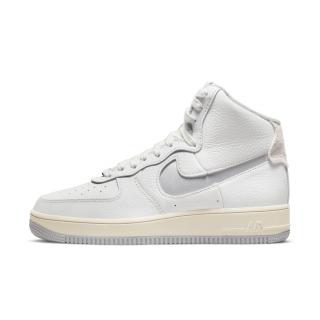 W AF1 Sculpt White Silver