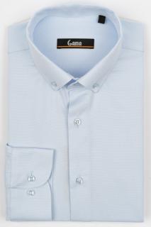 Camasa barbati slim fit  bleu Oxford 2XL