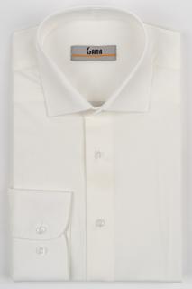 Camasa regular fit ecru clasica cu lycra