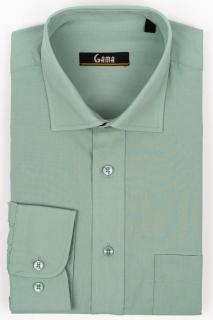 Camasa regular fit verde-menta 2XL-4XL