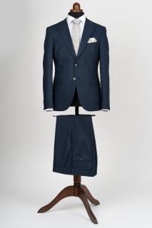 Costum slim fit bleumarin-pepit - Talia 2