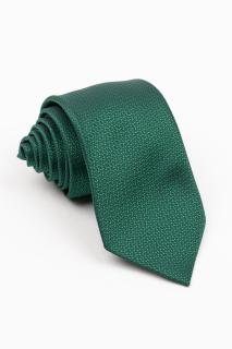 Cravata verde cu insertie neagra
