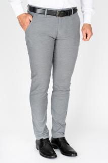 Pantaloni barbati chino slim gri