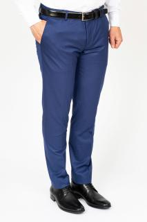 Pantaloni barbati stofa slim albastri