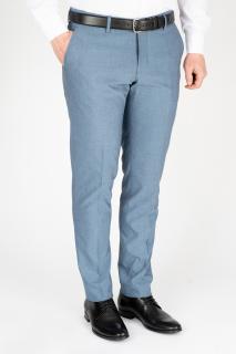 Pantaloni barbati stofa slim albastru-stone