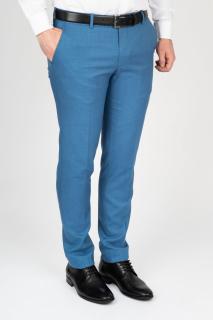 Pantaloni barbati stofa slim albastru