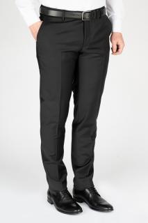 Pantaloni barbati stofa slim negri