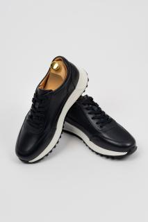 Pantofi barbati casual piele navy CONFORT