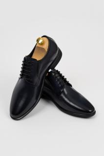 Pantofi barbati eleganti bleumarin piele CONFORT
