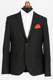 Sacou slim negru