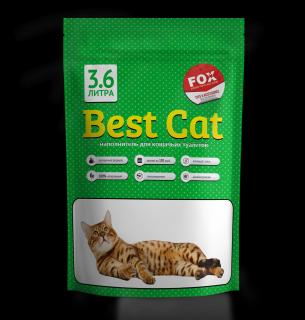 Best Cat Silicat - Asternut igienic pisici, mar verde 3.6l