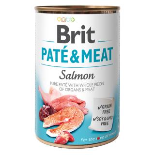 Brit Care, Conserva grain free  pentru caini, pate si somon, 400g