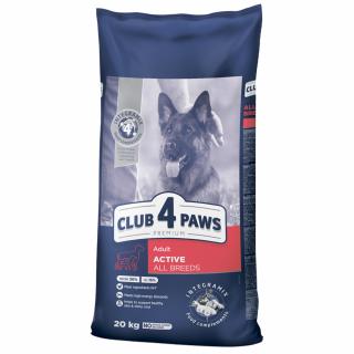 Club 4 Paws Hrana uscata caini activi,  20kg