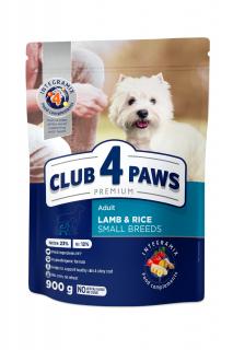 Club 4 Paws Hrana uscata caini adulti de talie mica, miel si orez  0,9 kg