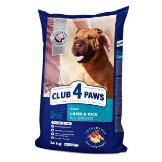 Club 4 Paws Hrana uscata caini adulti de toate rasele, miel si orez, 14kg