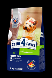 Club 4 Paws Hrana uscata caini de talie mica, 2kg