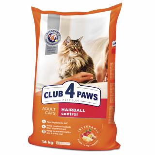 Club 4 Paws Premium Hairball Control, hrana uscata pisici adulte, 14kg