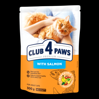 Club 4 Paws Premium Hrana uscata pisici adulte, cu Somon, 300g