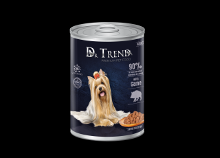 Dr. Trend Conserva pentru caini adulti, cu vanat in sos  10x400g