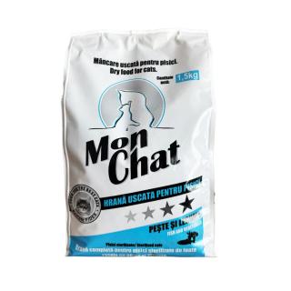 Mon Chat, Hrana uscata, pisici, peste, 1.5kg