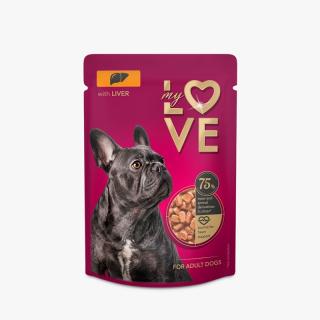 My Love Hrana umeda caini cu ficat 24x100g