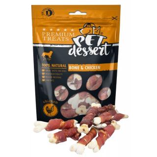 Pet s Desert, Recompense Dog BoneChicken,  LSC-53, 80g