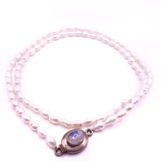 Colier Vintage Perle si Argint