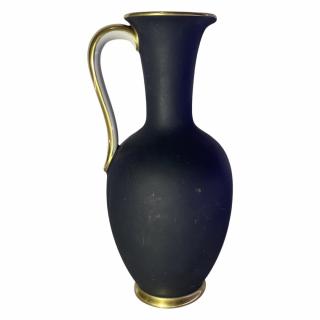 Vaza Portelan, Neagra, 21x10 cm, tip Carafa