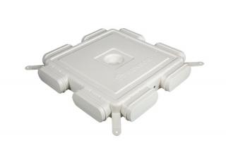 Cutie de distribuitor ventilatie drept Easyflex tratat antistatic si antibacterian RENSON